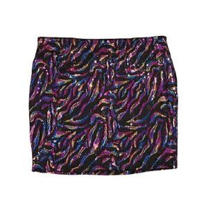 [Lily White] Stretch Sequins Skirt - Size L